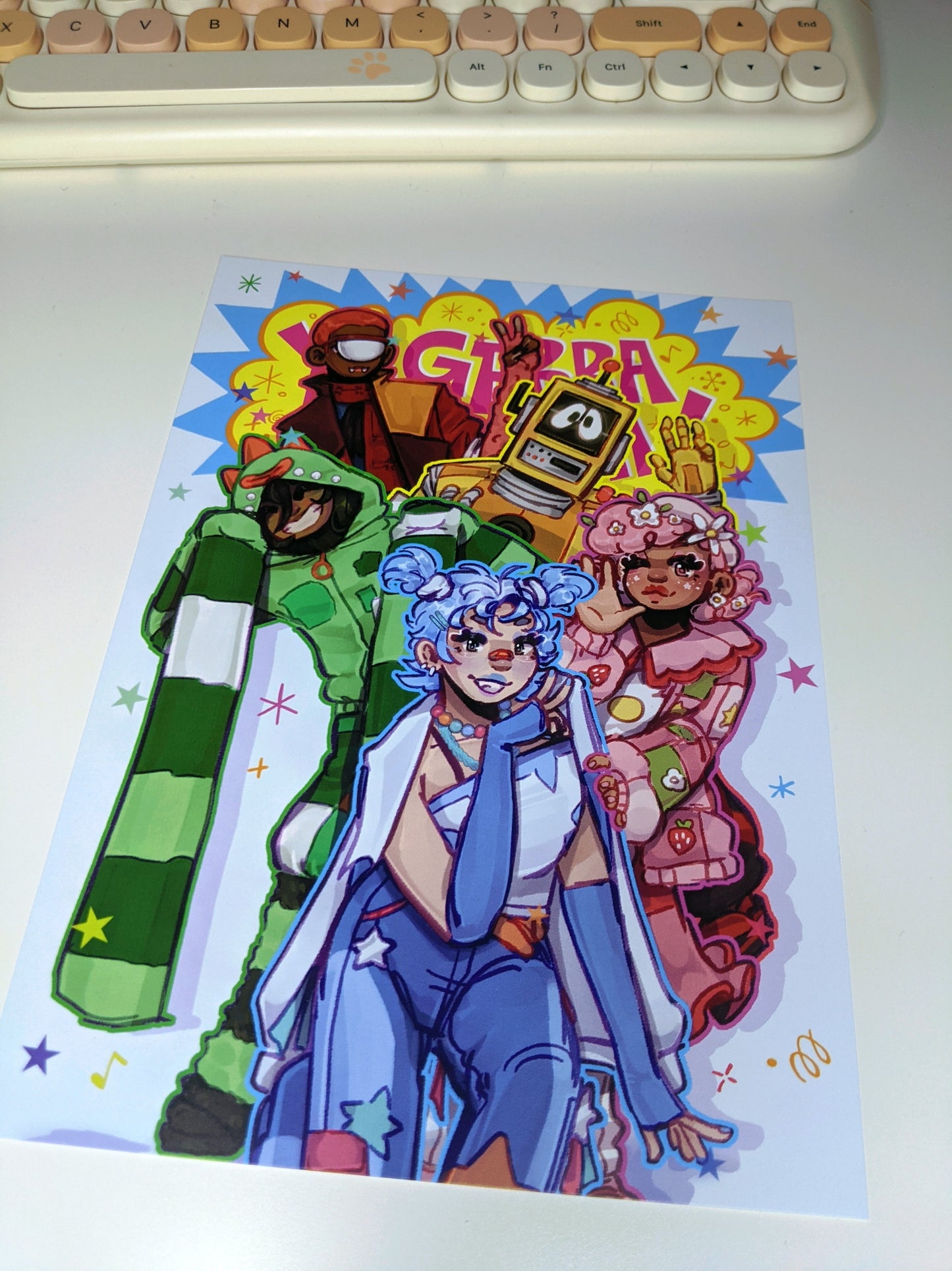 Yo Gabba Gabba Art Print