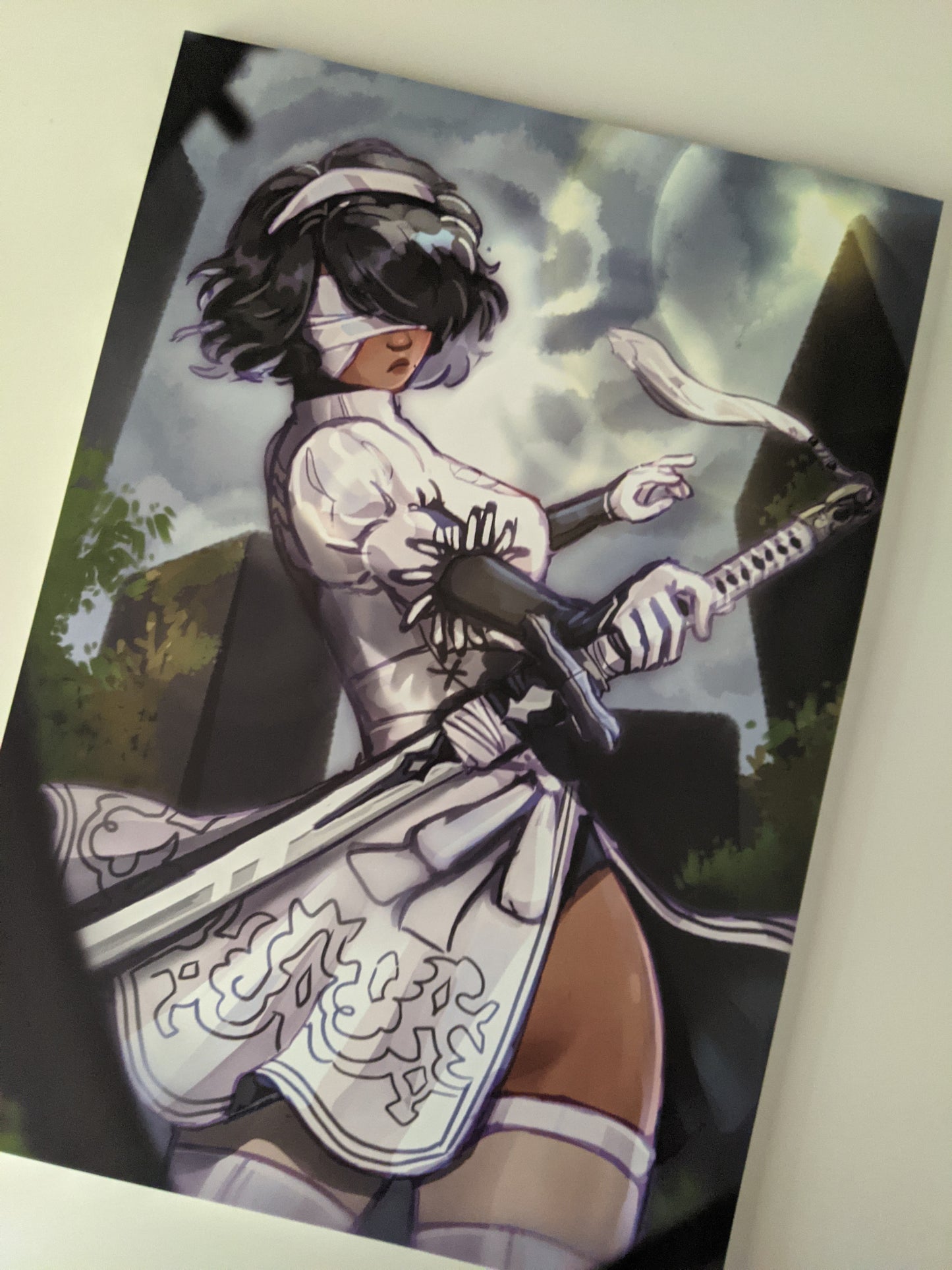 Nier Automata 2P Art Print