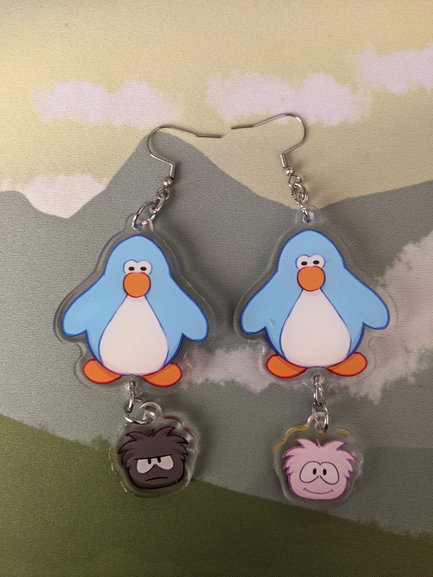 Penguin Friends Earrings