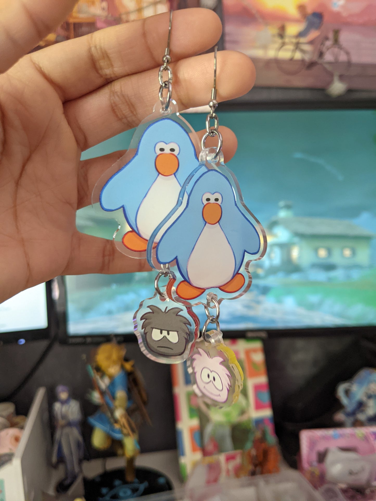 Penguin Friends Earrings