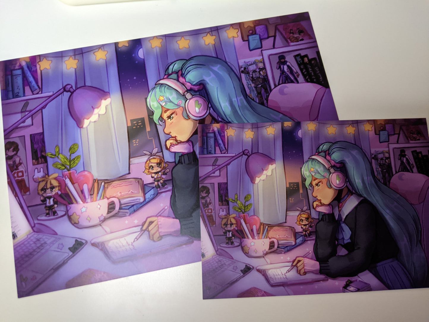 NEW Lofi Miku Beats Art Print