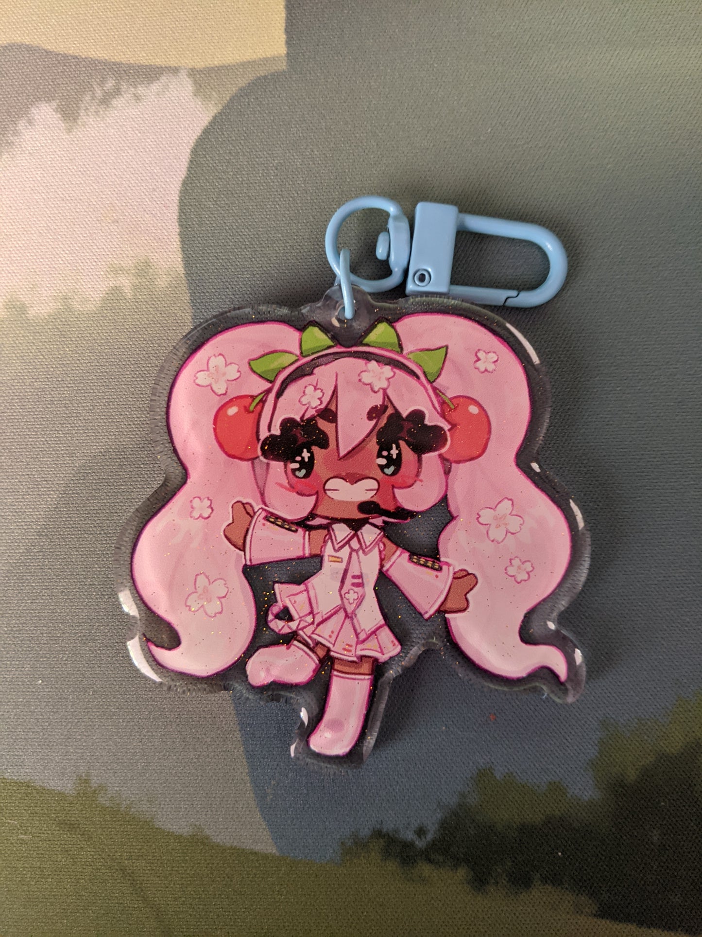 Hatsune Miku Double-Sided Acrylic Charm