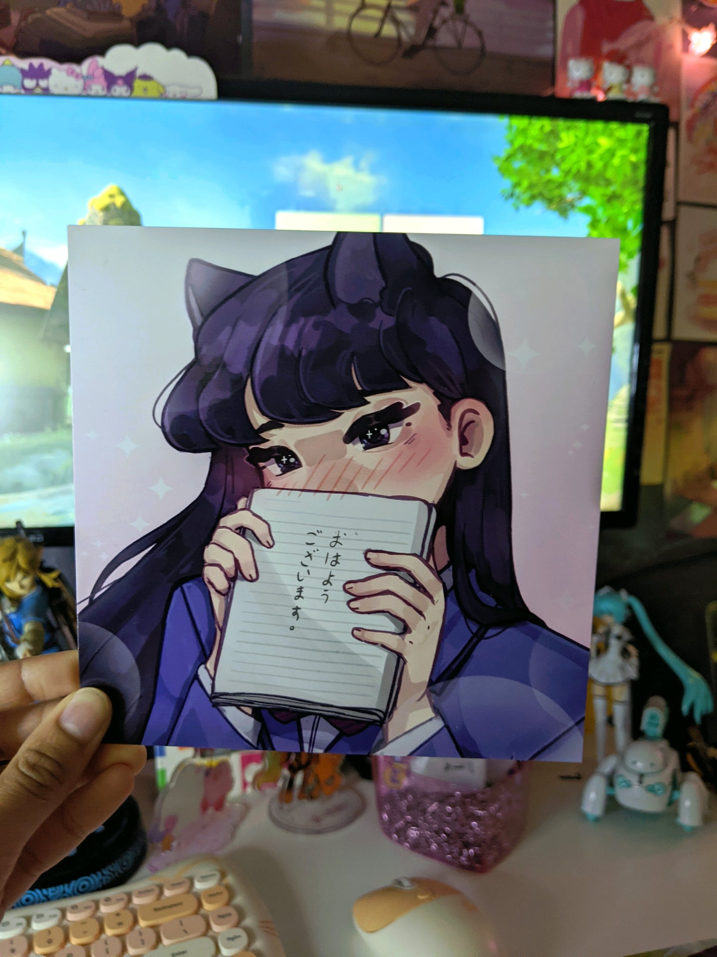 Komi Can't Communicate Art Print