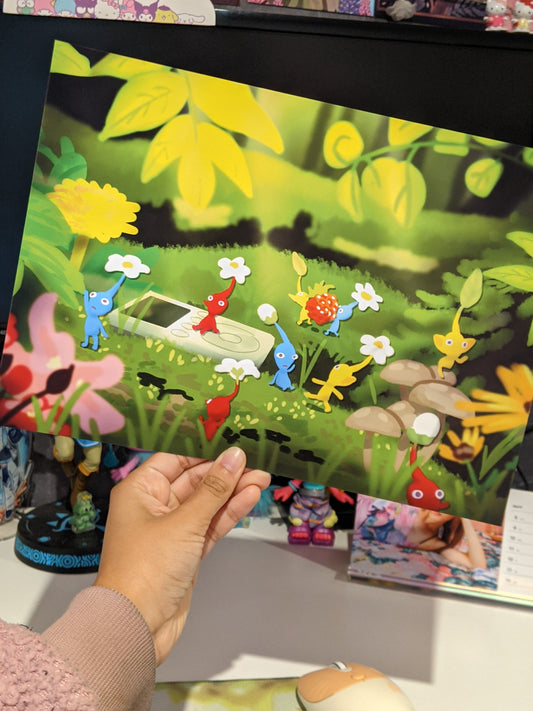 Pikmin Art Print