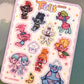 Trolls Sticker Sheet