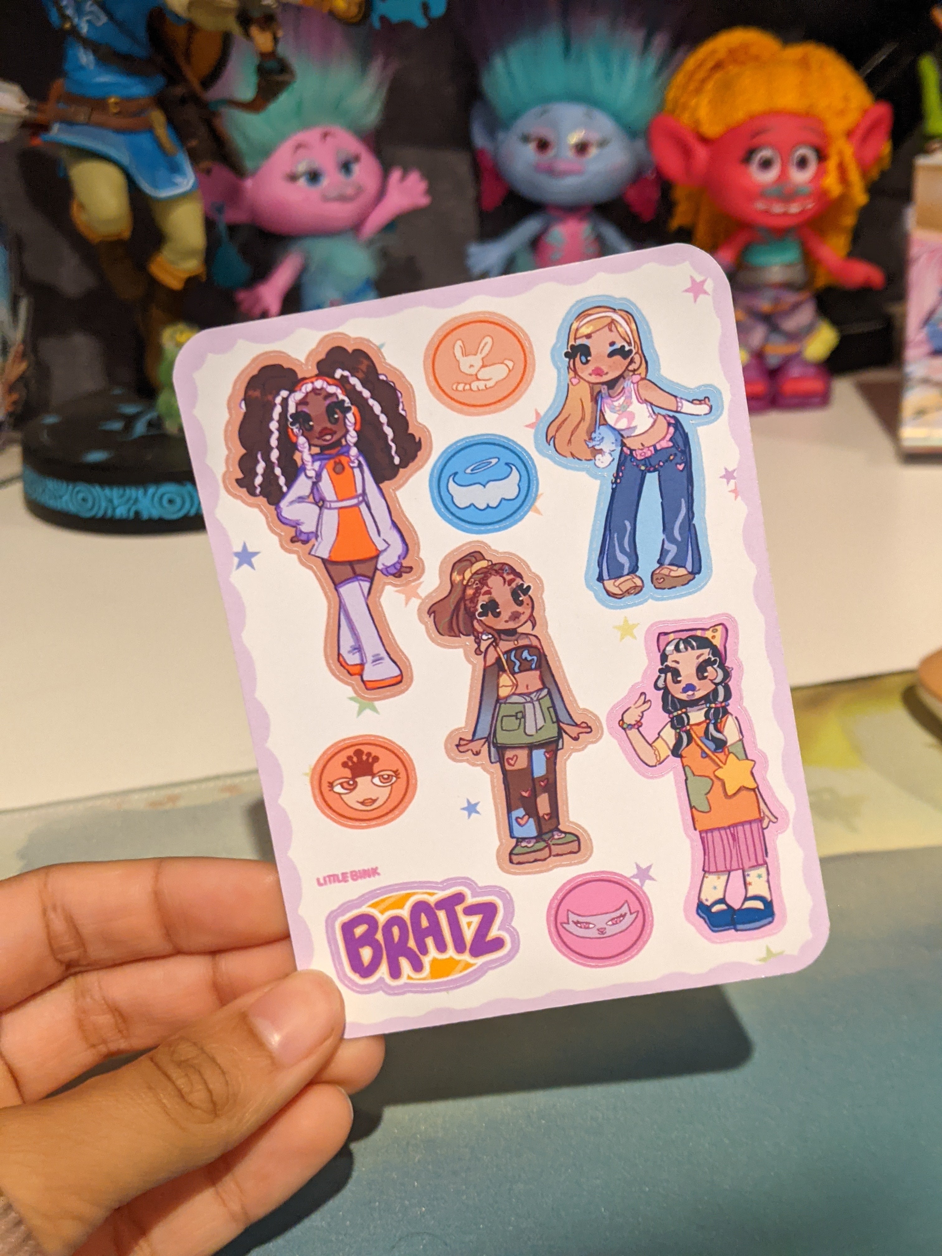 Bratz Sticker Sheet Littlebink