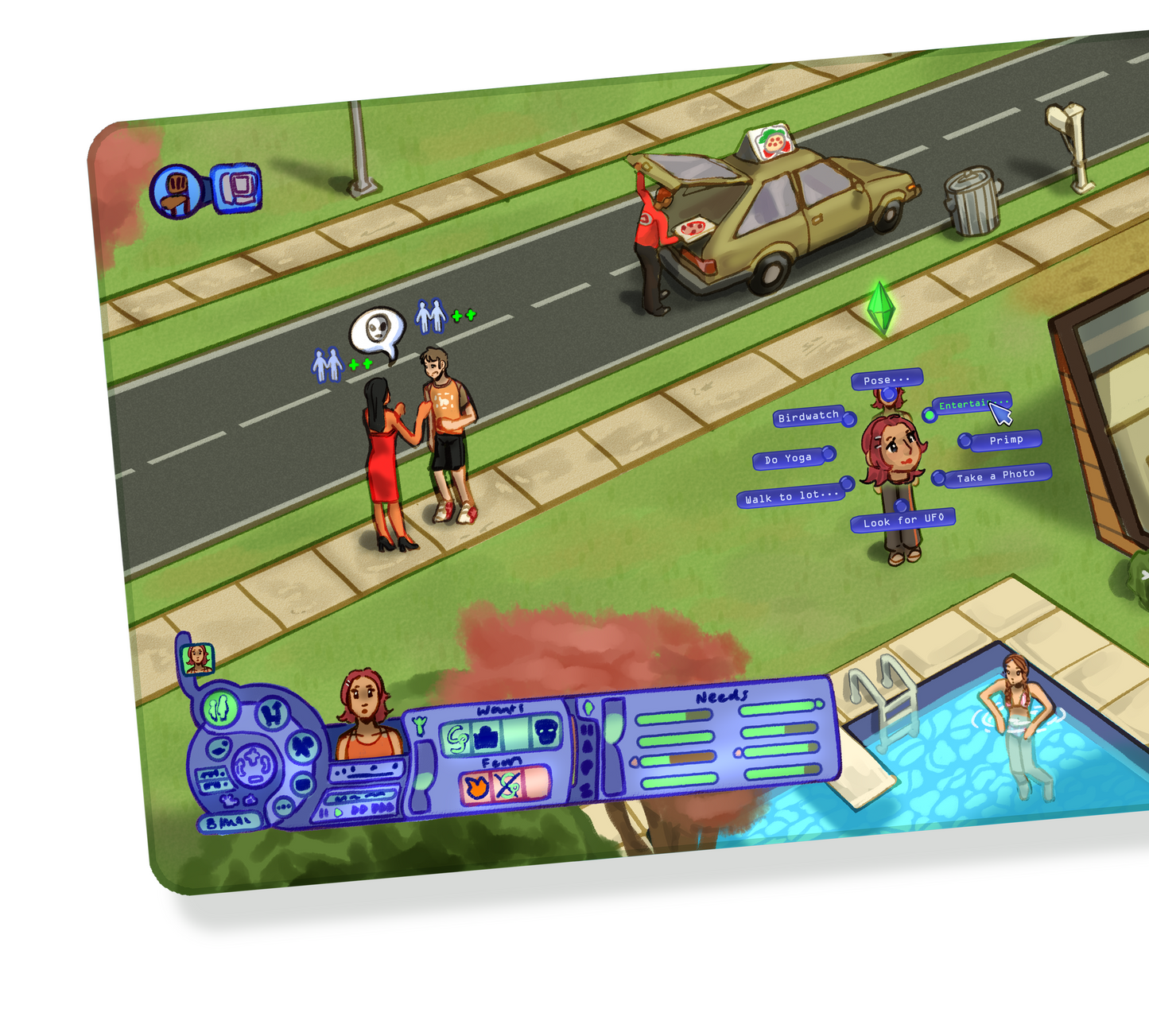 [PREORDER] The Sims 2 Deskmat