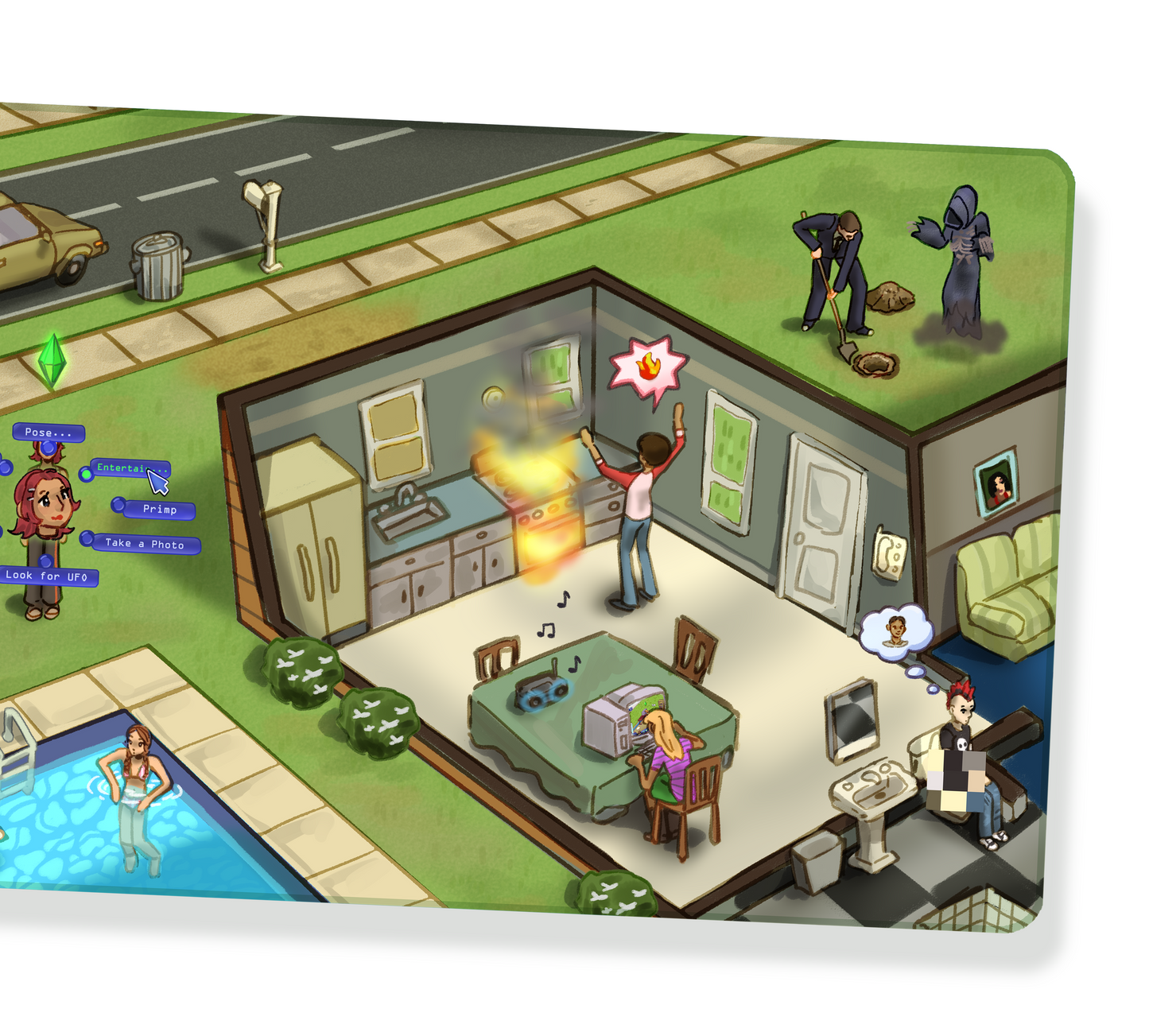 [PREORDER] The Sims 2 Deskmat