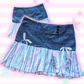 Bow Girl Striped Skirt