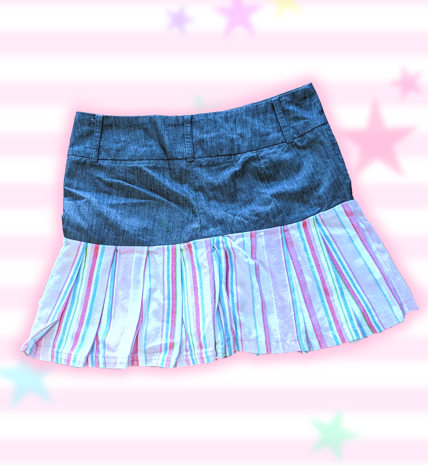 Bow Girl Striped Skirt
