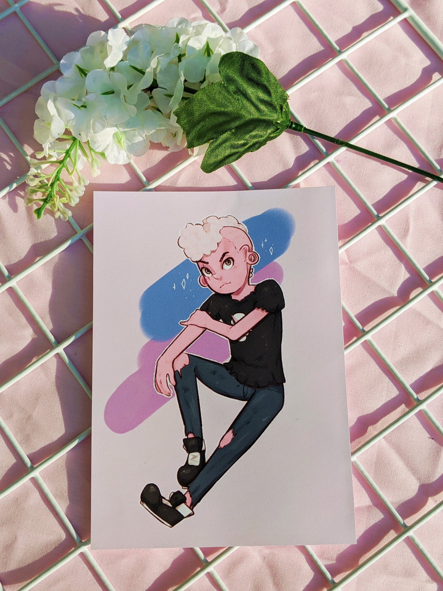 Pink Lars Art Print