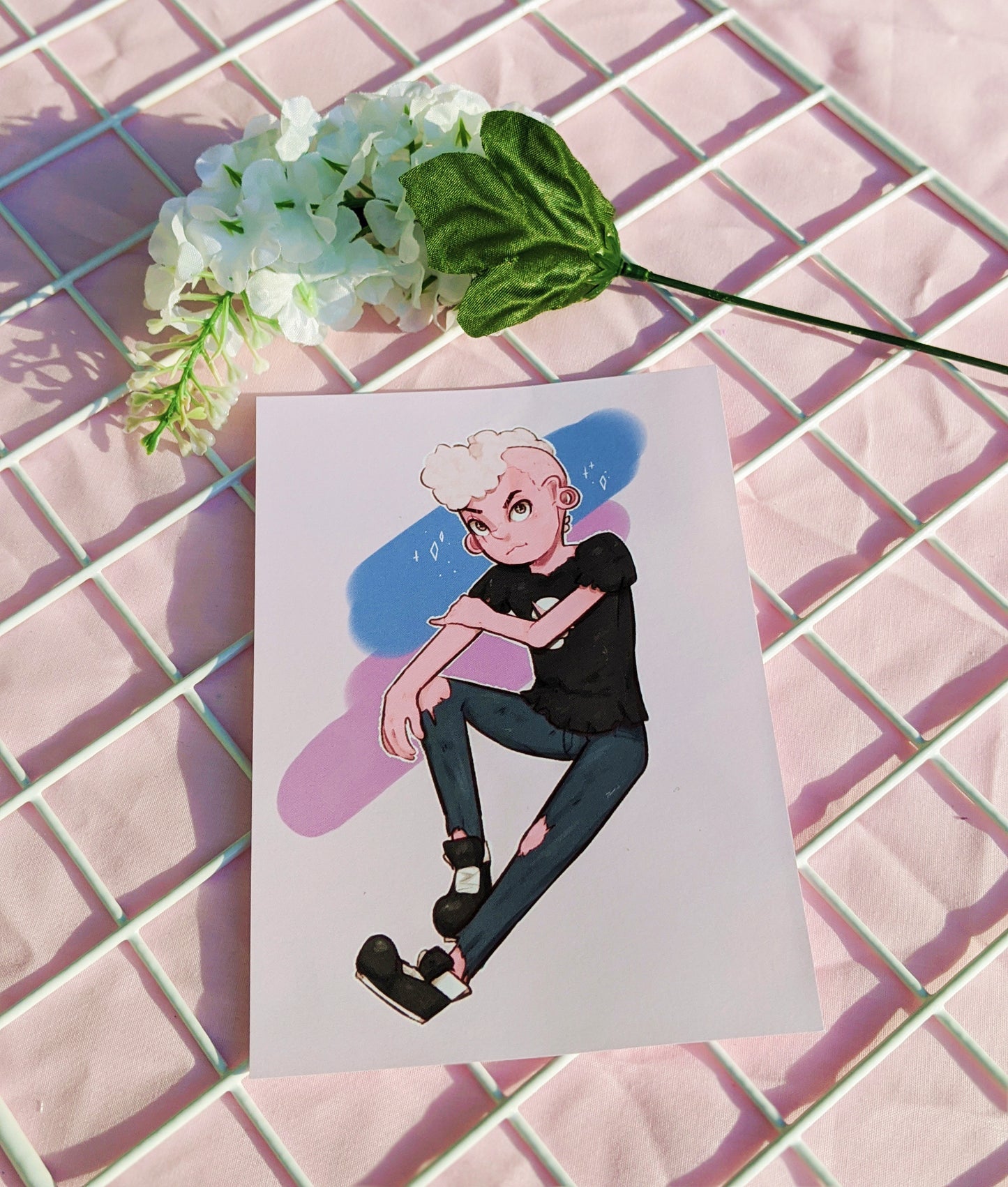 Pink Lars Art Print