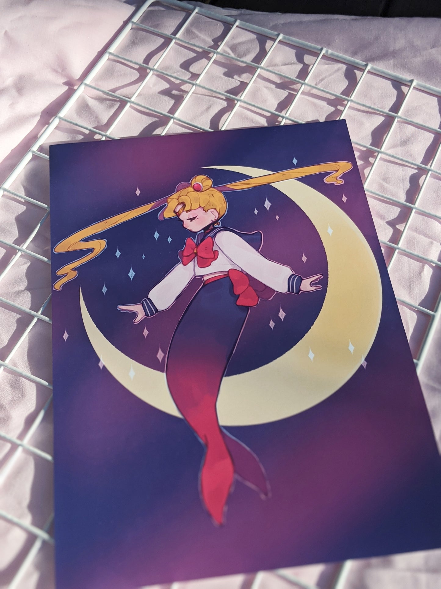 Mermaid Sailor Moon Art Print