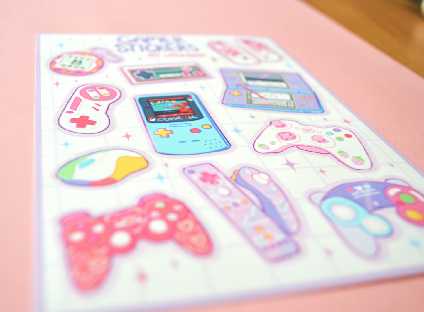 Cutie Gamer Sticker Sheet