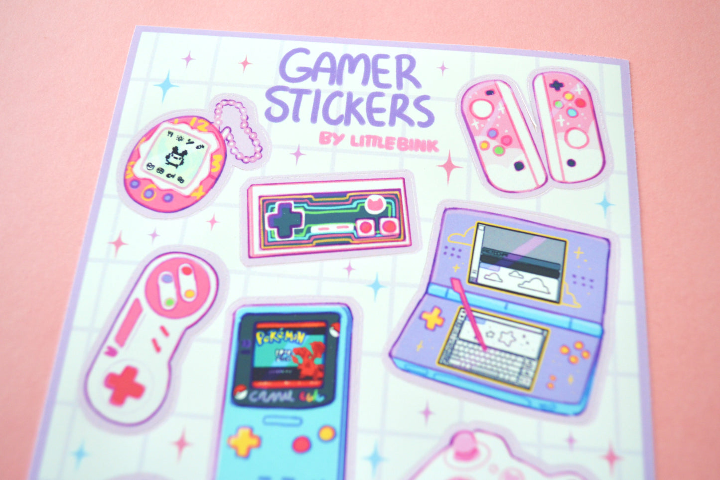 Cutie Gamer Sticker Sheet