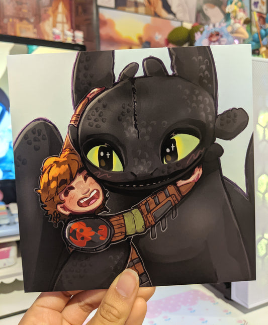 How to Train Your Dragon Art Print