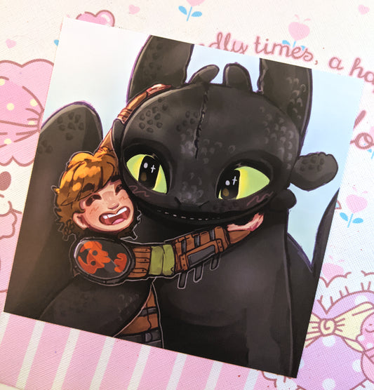 How to Train Your Dragon Art Print