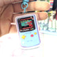 Gameboy Red/Blue Double-Sided Acrylic Charm