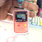 Gameboy Red/Blue Double-Sided Acrylic Charm